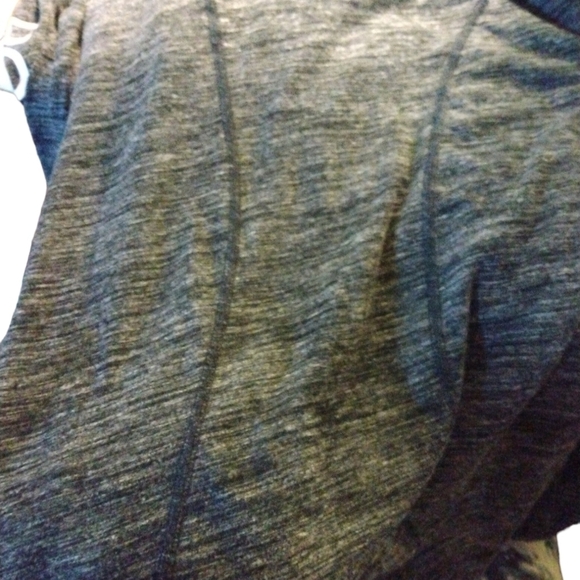 Calvin Klein Performance Dark- Gray White Long Sleeve Hooded Lightweight Top M - Picture 5 of 7